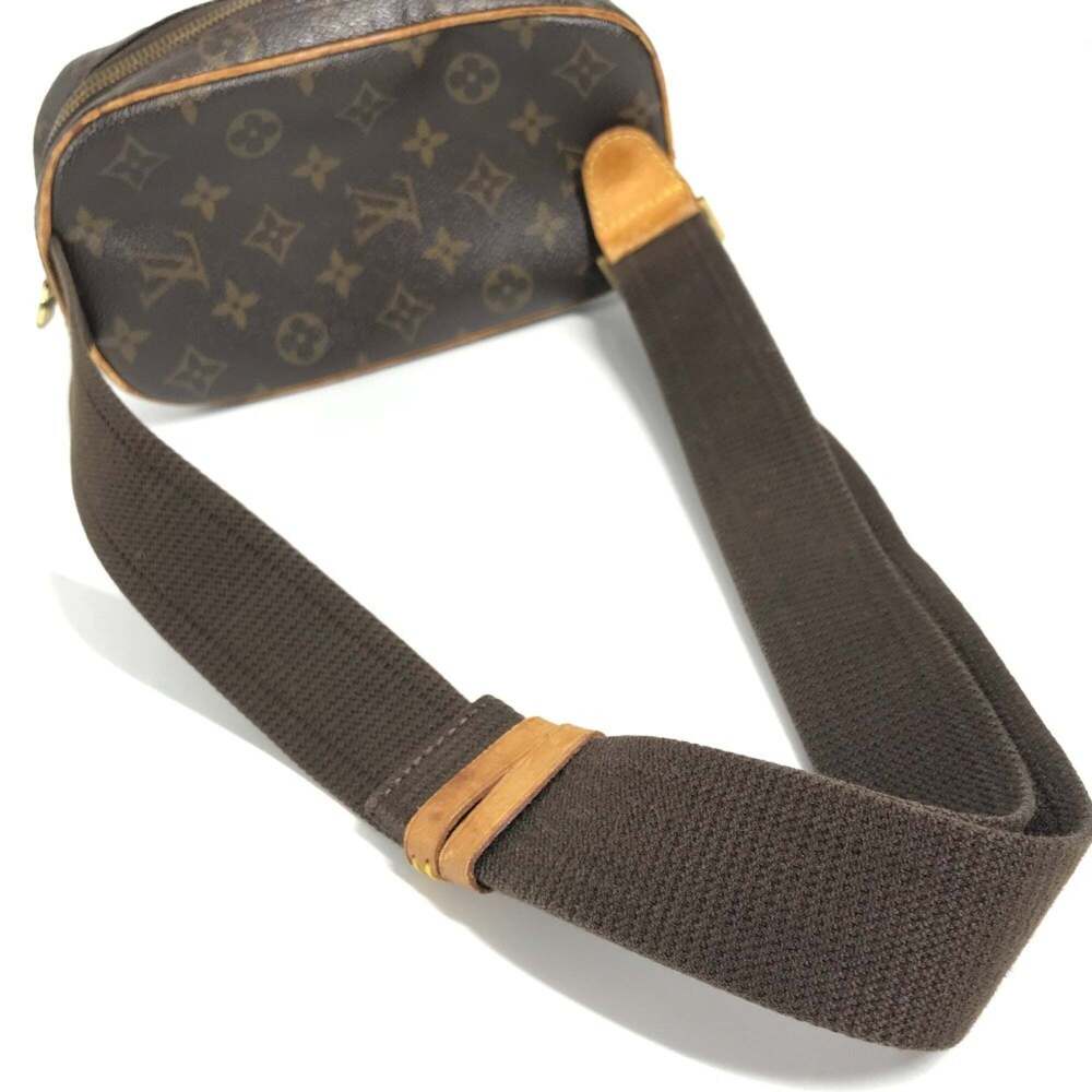 LOUIS VUITTON Authentic Brown Monogram Canvas Pochette Shoulder Bag - Picture 8 of 16